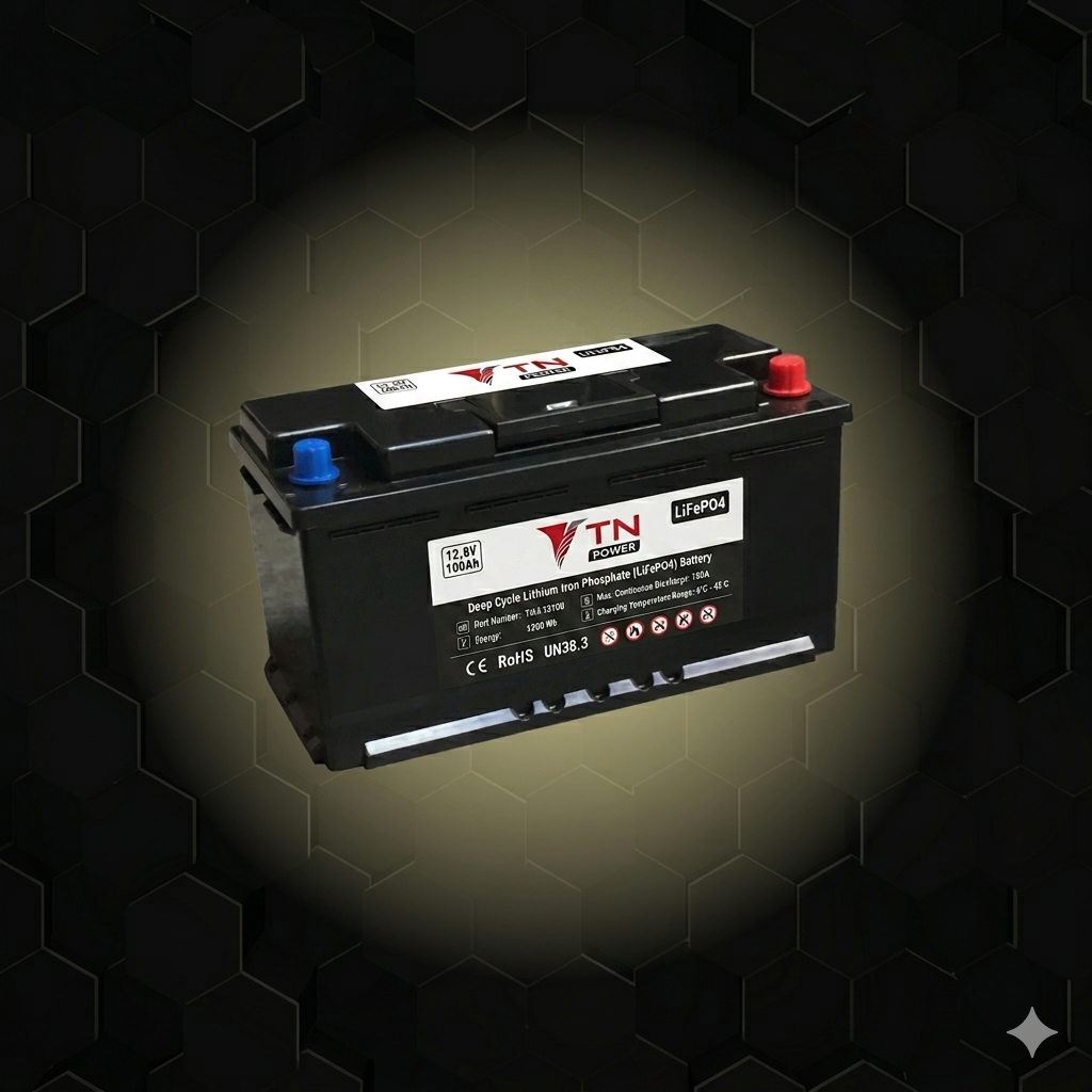 TN Power 150Ah DIN Lithium Leisure Battery